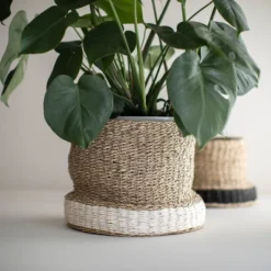 White Rope & Seagrass Basket - Foreside Home & Garden 10 White Rope & Seagrass Basket - Foreside Home & Garden -HOMCOM Store GUEST c7c6cf00 e009 42d0 a6f6 56101279a8c7