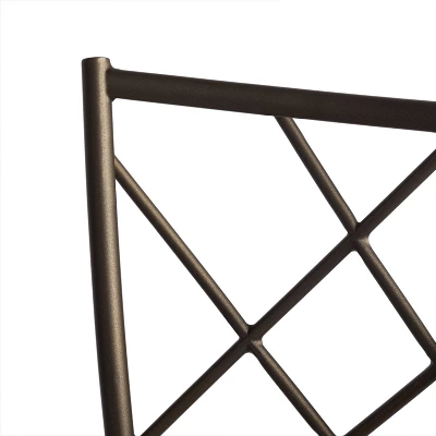 Set Of 3 Camilla Adjustable Swivel Barstool Quarter Cross Back Peat Brown - Inspire Q 5 Set Of 3 Camilla Adjustable Swivel Barstool Quarter Cross Back Peat Brown - Inspire Q - Image 3