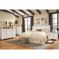 King Adult Headboard Cream - Signature Design By Ashley -HOMCOM Store GUEST c977e474 e9a7 46a6 9f02 4b9df4a39113