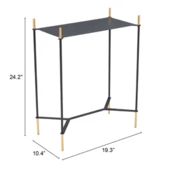 Aspen Side Table Gold/Black - ZM Home 13 Aspen Side Table Gold/Black - ZM Home -HOMCOM Store GUEST ca0a51e3 3806 4423 b483 17d2b5623352