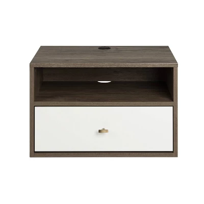 Floating 1 Drawer Nightstand With Open Shelf - Prepac 19 Floating 1 Drawer Nightstand With Open Shelf - Prepac - Image 17