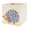 3 Sprouts Large 13 Inch Square Children's Foldable Fabric Storage Cube Organizer Box Soft Toy Bins, Pet Hedgehog, Gray Mouse, & Dotted Sheep (3 Pack) -HOMCOM Store GUEST cd2be835 30fa 415d a646 18c533addc92