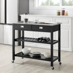 Chloe Stainless Steel Top Kitchen Island Cart - Crosley 20 Chloe Stainless Steel Top Kitchen Island Cart - Crosley -HOMCOM Store GUEST ce3ef3d9 5770 4b45 bf03 e26b4ec53c34