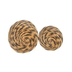 Set Of 2 Braid Woven Baskets Black & Natural Rope By Foreside Home & Garden -HOMCOM Store GUEST ce69aa6a 4adb 4452 b690 9b9291d5e392