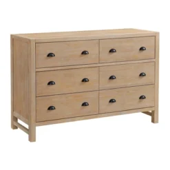 5pc Arden Wood Bedroom Set With Two 2 Drawer Nightstands Light Driftwood - Alaterre Furniture -HOMCOM Store GUEST ced67ed8 1dca 434b 919f b6df6acf9e9d