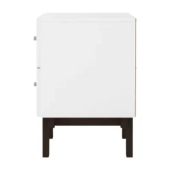 Kincaid Wood 2 Drawer Nightstand Matte White - Hillsdale Furniture -HOMCOM Store GUEST cf270ed1 cb1f 4635 873b ecbe08c11396