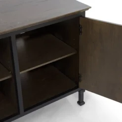 Kelson Multi Storage TV Stand For TVs Up To 80" Medium Weathered Oak - HOMES: Inside + Out -HOMCOM Store GUEST cf421594 9614 487d 875b 85ef62eb2cdc