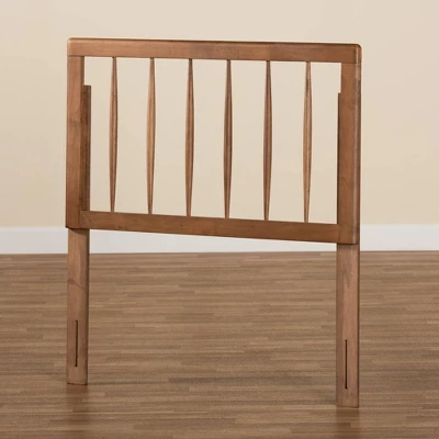Valin Wood Headboard Walnut - Baxton Studio 5 Valin Wood Headboard Walnut - Baxton Studio - Image 3
