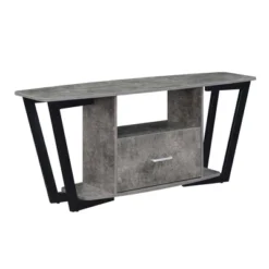 Graystone 1 Drawer TV Stand For TVs Up To 60" With Shelves - Breighton Home 17 Graystone 1 Drawer TV Stand For TVs Up To 60" With Shelves - Breighton Home -HOMCOM Store GUEST d1567372 52f2 4e55 a7aa 977574724f97