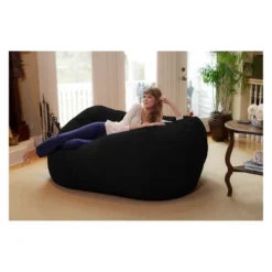 6' Large Bean Bag Lounger With Memory Foam Filling And Washable Cover - Relax Sacks -HOMCOM Store GUEST d179022c b73a 4f13 94b5 67aa4f240fe7