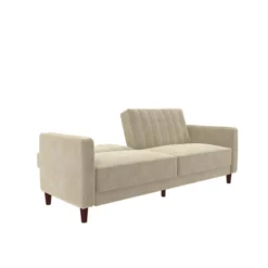 Isabella Tufted Transitional Futon - Room & Joy -HOMCOM Store GUEST d1885029 1722 4f9d 8d51 174658302f77
