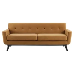 Engage Performance Velvet Sofa - Modway -HOMCOM Store GUEST d197baec 882b 4d80 848e c72b634b7b3e