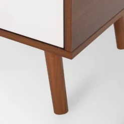 Pickfair Mid-Century Modern 2 Door Cabinet Walnut/White - Christopher Knight Home 10 Pickfair Mid-Century Modern 2 Door Cabinet Walnut/White - Christopher Knight Home -HOMCOM Store GUEST d1e41cd9 6b23 4ae1 a54a 39a1d20b04ff