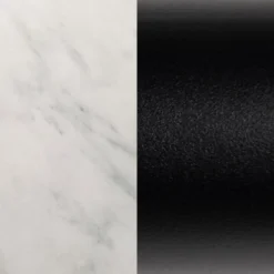 Modern Minimalist Intersecting Tripod Leg Side Table Black/Faux White Marble - Saracina Home -HOMCOM Store GUEST d20712c6 9a16 47cf aa03 af0e25177a9a