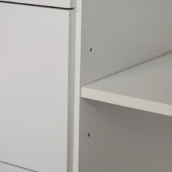 HOMCOM Freestanding Kitchen Pantry, Buffet With Hutch Storage Organizer With 2 Door Cabinets, 3 Drawers And Open Countertop, Adjustable Shelf, White -HOMCOM Store GUEST d2bbe0fd ea7b 4c36 986d 6e98f21ec863