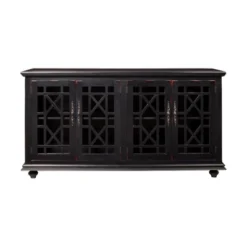 Cassandra 63" TV Stand Antique Black - Martin Svensson Home -HOMCOM Store GUEST d2d923cb 84dd 488a 98c2 e5ad8e144dcd