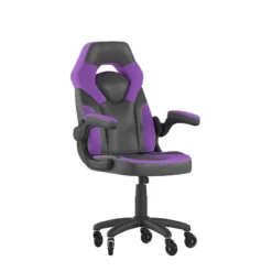 Flash Furniture X10 Gaming Chair Racing Office Computer PC Adjustable Chair With Flip-up Arms And Transparent Roller Wheels -HOMCOM Store GUEST d318c82c 5568 4bd9 9775 d623668cb41a