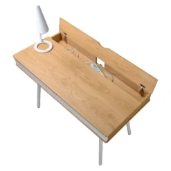 Modern Multi Storage Computer Desk With Storage Beige/White - Techni Mobili -HOMCOM Store GUEST d3272765 2ce0 480c 91c5 0fa3a0edd654