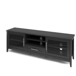Jackson Extra Wide TV Stand For TVs Up To 80" Black - CorLiving -HOMCOM Store GUEST d438dbec 9c2c 4de7 9c38 0a4655db5a1b