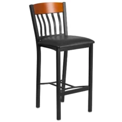 Flash Furniture Vertical Back Metal And Wood Restaurant Barstool With Vinyl Seat 11 Flash Furniture Vertical Back Metal And Wood Restaurant Barstool With Vinyl Seat -HOMCOM Store GUEST d4854a52 880e 4520 b20f 09660830e7a2