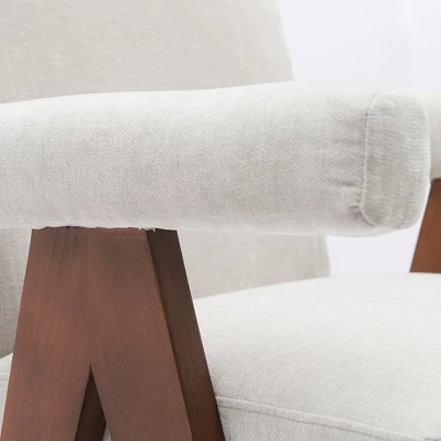 Set Of 3 Morgan 25.5" Height Upholstered Seat And Back Counter Stools With Upside Down "V" Shape Design Solid Wood Legs-The Pop Maison 9 Set Of 3 Morgan 25.5" Height Upholstered Seat And Back Counter Stools With Upside Down "V" Shape Design Solid Wood Legs-The Pop Maison - Image 7