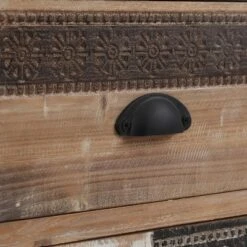 LuxenHome Wood Farmhouse 1-Drawer 1-Door Side Table With Storage. -HOMCOM Store GUEST d62a2207 7f9c 41ad 85c8 42691860c147