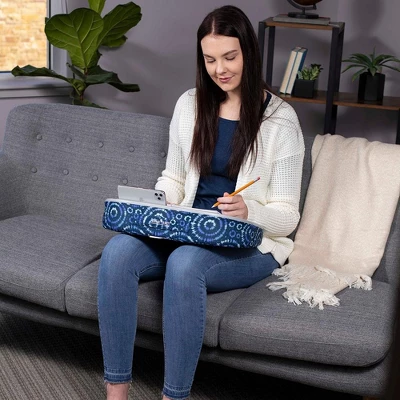 Sofia + Sam Lap Desk For Laptop And Writing - Blue Sunbursts 5 Sofia + Sam Lap Desk For Laptop And Writing - Blue Sunbursts - Image 3
