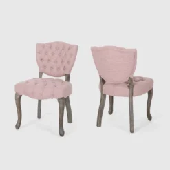 Set Of 2 Crosswind Tufted Dining Chair - Christopher Knight Home -HOMCOM Store GUEST d6ee4fa3 14e7 4a71 aa3d c4c559f71c53