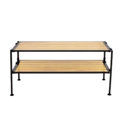 Seville Classics 2 Tier Stackable Aspen Resin Slat Shoe Rack Black 18 Seville Classics 2 Tier Stackable Aspen Resin Slat Shoe Rack Black -HOMCOM Store GUEST d7380170 9f85 4290 badb 310f0790740e