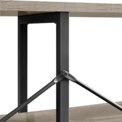 Yaheetech 3 Tiers Wood Console Table Industrial Sofa Table -HOMCOM Store GUEST d8066368 7782 40e3 a711 4e951c16afdc