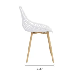 2pk Kurv Dining Chair - Jamesdar -HOMCOM Store GUEST d931eb02 372f 4291 97a6 d45892e698cf