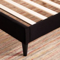 Tara Upholstered Platform Bed Frame With Square Tufted Headboard - Brookside Home -HOMCOM Store GUEST d966b8c7 6a99 44c6 97b4 9524e2c48bb5