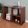Glena Tempered Glass Insert Console Table Dark Walnut - MiBasics 1 Glena Tempered Glass Insert Console Table Dark Walnut - MiBasics -HOMCOM Store GUEST d9b976fd 0a33 47a1 92b1 c775db92b087