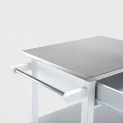 Hennington Kitchen Cart With Stainless Steel Top White - Boraam 19 Hennington Kitchen Cart With Stainless Steel Top White - Boraam -HOMCOM Store GUEST dbcc7c30 c94d 4b80 b94b 6a00c3f7554e