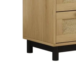 30.31" 3-Drawer Rope Braid Dresser, Oak - ModernLuxe 15 30.31" 3-Drawer Rope Braid Dresser, Oak - ModernLuxe -HOMCOM Store GUEST dc3bda7e 398f 461d 9083 cb5a19891c1f