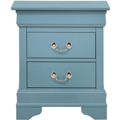 Passion Furniture Louis Philippe 2-Drawer Nightstand (24 In. H X 21 In. W X 16 In. D) 7 Passion Furniture Louis Philippe 2-Drawer Nightstand (24 In. H X 21 In. W X 16 In. D) - Image 5