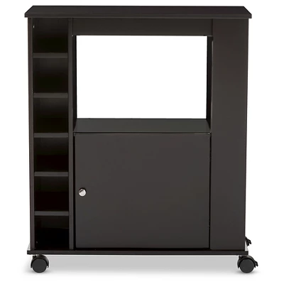 Ontario Modern & Contemporary Dark Brown Wood Modern Dry Bar & Wine Cabinet - Baxton Studio 3 Ontario Modern & Contemporary Dark Brown Wood Modern Dry Bar & Wine Cabinet - Baxton Studio