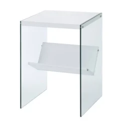 SoHo End Table With Shelf - Breighton Home -HOMCOM Store GUEST dd403baa 34a5 41e4 8931 6b8e0f5652dc