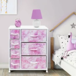 Sorbus Drawer Dresser For Teen Kid's Bedroom And More Pink