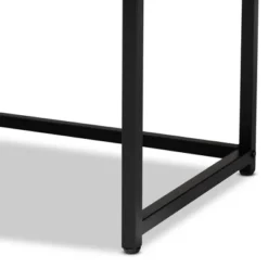 Ardon Bohemian Wood And Metal 2 Door Storage Cabinet With Rattan Light Brown/Black - Baxton Studio -HOMCOM Store GUEST debb6005 ea2e 447f 99bd 7d1e404813f3