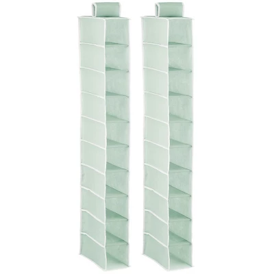 MDesign Fabric Shoe Rack Holder Storage Shelf, Metal Frame, 20 Cube 14 MDesign Fabric Shoe Rack Holder Storage Shelf, Metal Frame, 20 Cube - Image 12