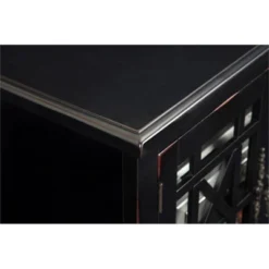 Cassandra 63" TV Stand Antique Black - Martin Svensson Home -HOMCOM Store GUEST e17bce72 f89c 42d9 9702 103ced701a92