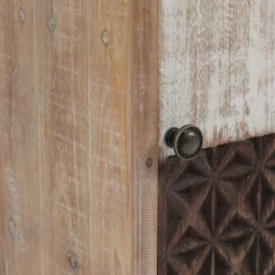 LuxenHome Wood Farmhouse 1-Drawer 1-Door Side Table With Storage. -HOMCOM Store GUEST e1b00aca 935f 4f5f 98f6 1c2c9d368a83