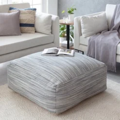 Montanita Gray Ottoman Gray/Ivory - Anji Mountain -HOMCOM Store GUEST e1ce351b 97fd 4d06 b811 7d4ee998774b