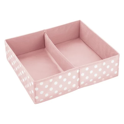 MDesign Fabric Dresser Drawer Organizer, 2 Section, 3 Pack 9 MDesign Fabric Dresser Drawer Organizer, 2 Section, 3 Pack - Image 7