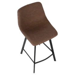 Set Of 2 26" Outlaw Industrial Counter Height Barstool - Lumisource -HOMCOM Store GUEST e1f1db61 1139 410d afb8 addf30a3b6ea