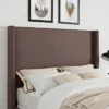 King Casey Wingback Upholstered Headboard Taupe Brown - Crosley -HOMCOM Store GUEST e2a4f650 174c 436a a22f 96b15a33df81
