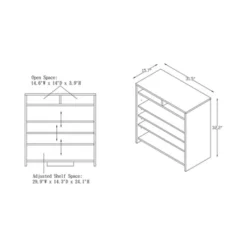 Farrar Contemporary Shoe Cabinet Chestnut Brown/White - HOMES: Inside + Out -HOMCOM Store GUEST e3bdd57c 093d 4960 96a9 0fd1d73cb7d6