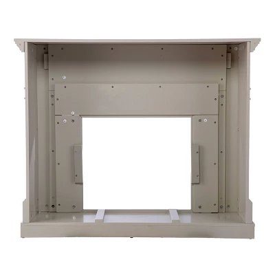 Talsham Base Electric Fireplace With Marble Surround Gray - Aiden Lane 8 Talsham Base Electric Fireplace With Marble Surround Gray - Aiden Lane - Image 6