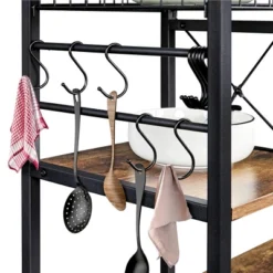 Yaheetech Kitchen Storage Rack With Basket/Hooks/Storage 13 Yaheetech Kitchen Storage Rack With Basket/Hooks/Storage -HOMCOM Store GUEST e52094f8 2822 4d3b a236 85aaf4ae859b